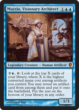 Muzzio, Visionary Architect (Conspiracy) Medium Play