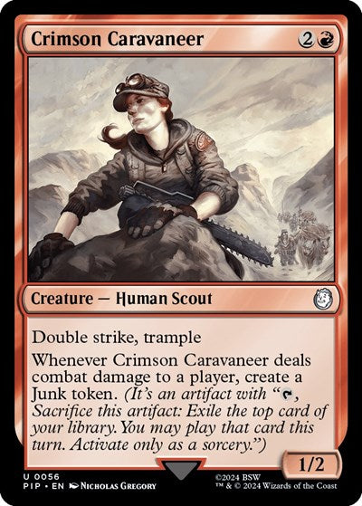 Crimson Caravaneer (Universes Beyond: Fallout) Near Mint Foil