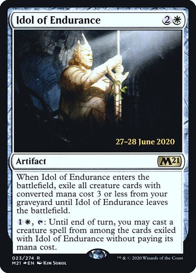 Idol of Endurance (Promos: Prerelease Cards) Light Play Foil