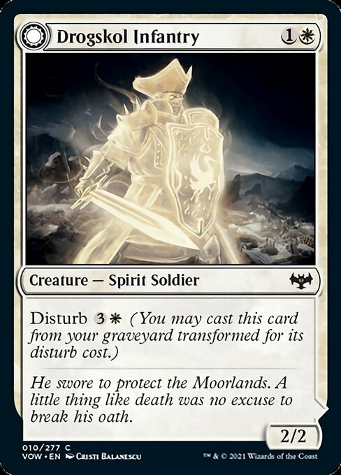 Drogskol Infantry / Drogskol Armaments (Innistrad: Crimson Vow) Light Play