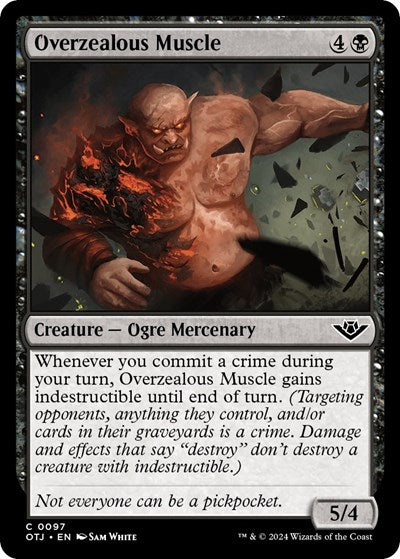 Overzealous Muscle (Outlaws of Thunder Junction) Light Play