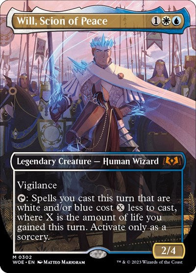 Will, Scion of Peace (Borderless) (Wilds of Eldraine) Light Play Foil
