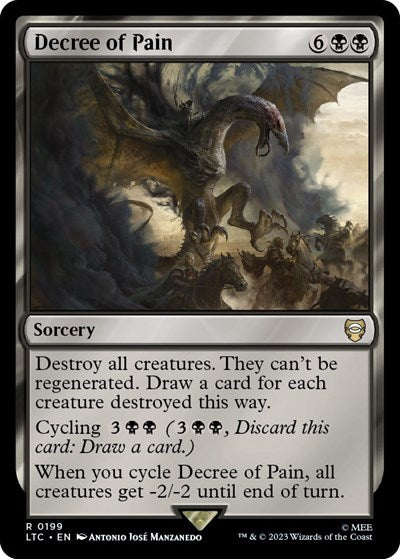 Decree of Pain (Commander: The Lord of the Rings: Tales of Middle-earth) Light Play