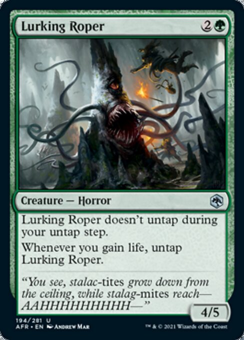 Lurking Roper (Adventures in the Forgotten Realms) Medium Play Foil