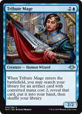 Tribute Mage (Modern Horizons) Medium Play