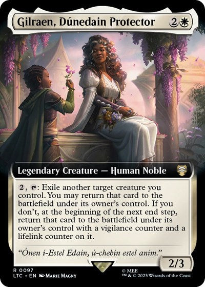 Gilraen, Dunedain Protector (Extended Art) (Commander: The Lord of the Rings: Tales of Middle-earth) Near Mint