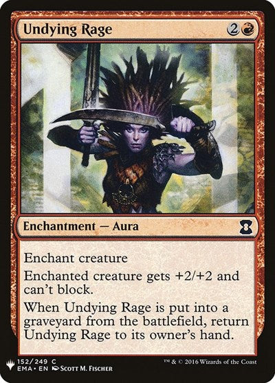 Undying Rage (Mystery Booster) Near Mint