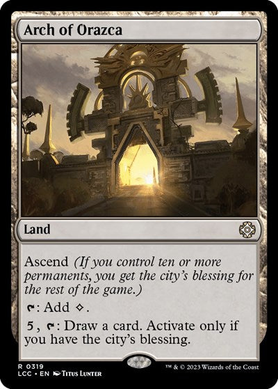 Arch of Orazca (Commander: The Lost Caverns of Ixalan) Light Play