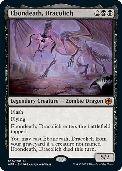 Ebondeath, Dracolich (Promo Pack: Adventures in the Forgotten Realms) Near Mint Foil