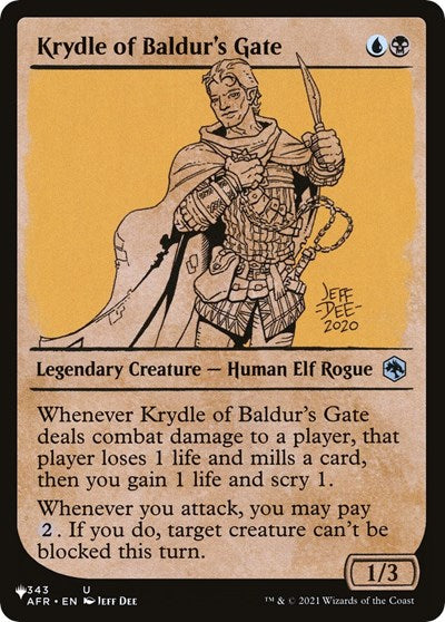Krydle of Baldur's Gate (Showcase) (The List) Near Mint