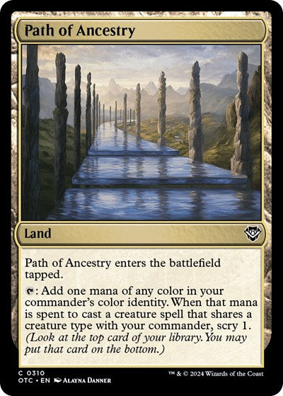 Path of Ancestry (Commander: Outlaws of Thunder Junction) Near Mint