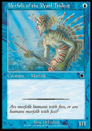 Merfolk of the Pearl Trident (Starter 1999) Medium Play