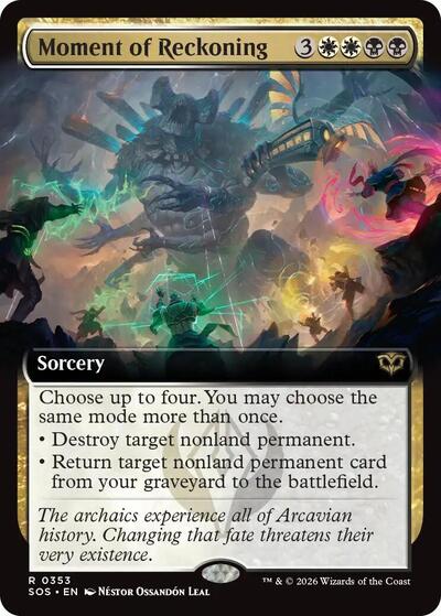 Moment of Reckoning Extended Art|6|0|0.00
