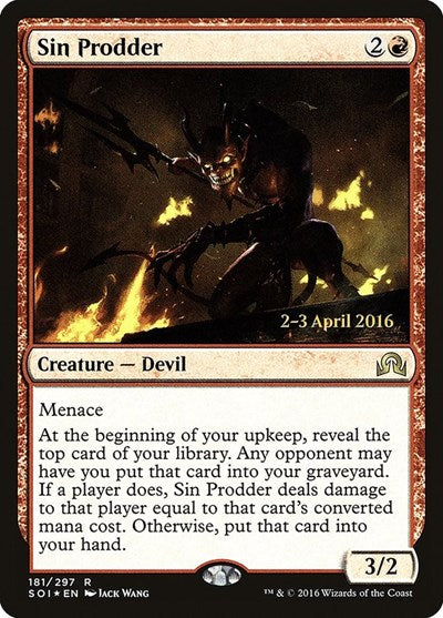 Sin Prodder (Promos: Prerelease Cards) Near Mint Foil