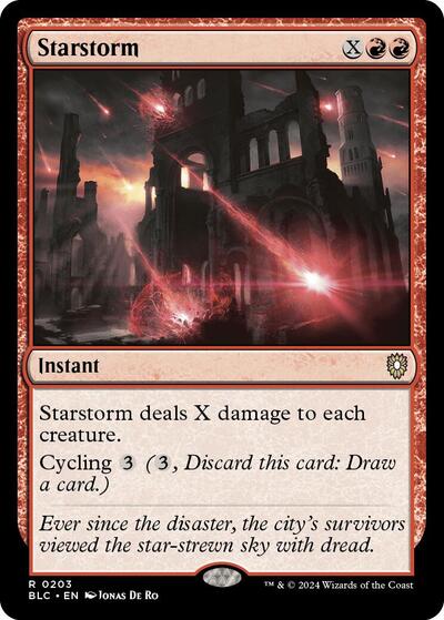 Starstorm (Commander: Bloomburrow) Light Play