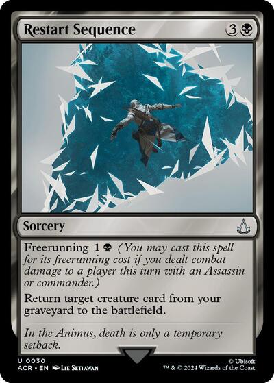 Restart Sequence (Universes Beyond: Assassin's Creed) Light Play Foil