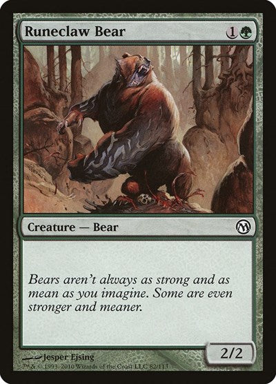 Runeclaw Bear (Duels of the Planeswalkers) Medium Play