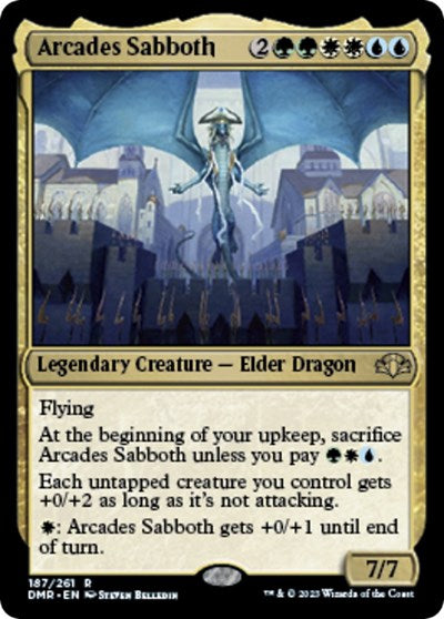 Arcades Sabboth (Dominaria Remastered) Light Play Foil