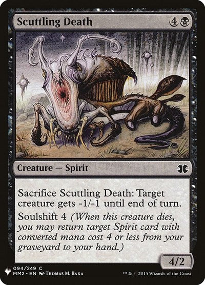 Scuttling Death|0|0|0.00