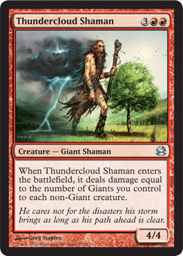 Thundercloud Shaman (Modern Masters) Medium Play