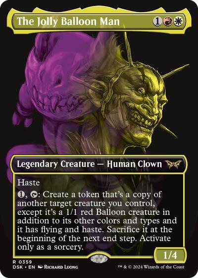 The Jolly Balloon Man (Showcase) (Duskmourn: House of Horror) Near Mint Foil