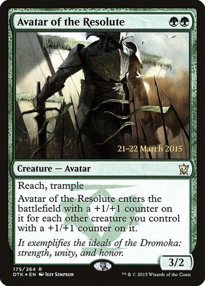 Avatar of the Resolute (Promos: Prerelease Cards) Near Mint Foil