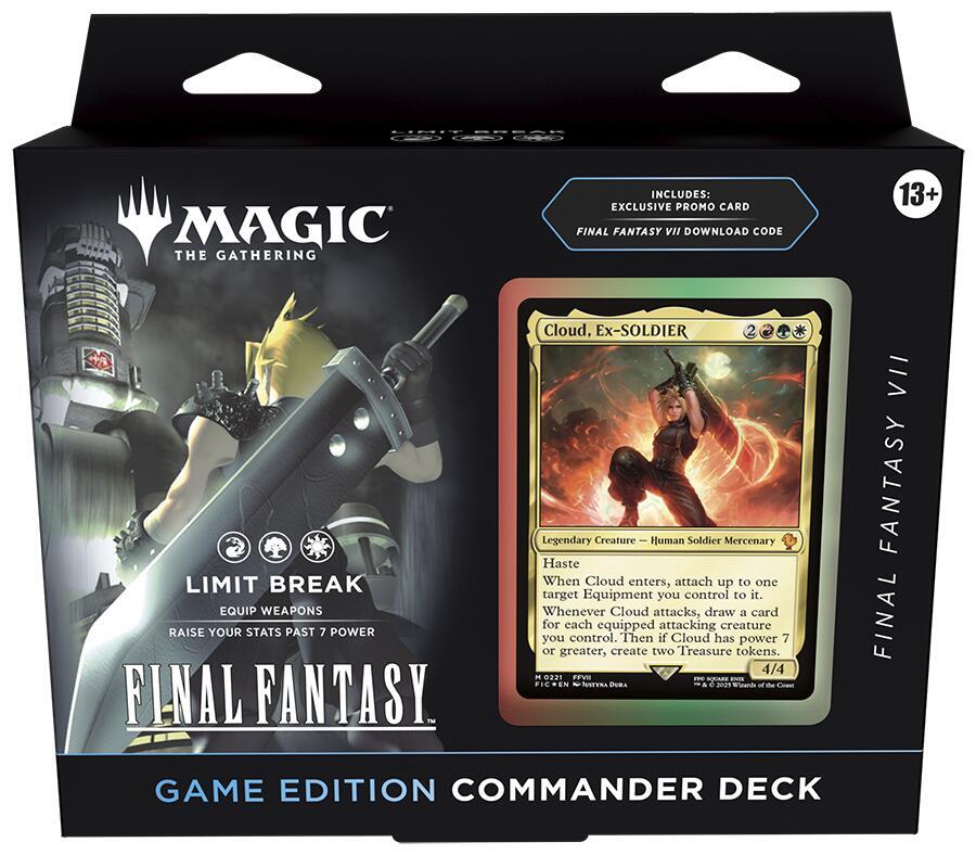 FINAL FANTASY Commander Deck - FINAL FANTASY VII Limit Break (Game Edition) (PREORDER: Product arrives starting 12/5)