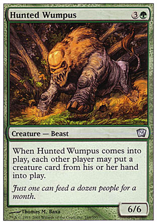 Hunted Wumpus (9th Edition) Near Mint Foil