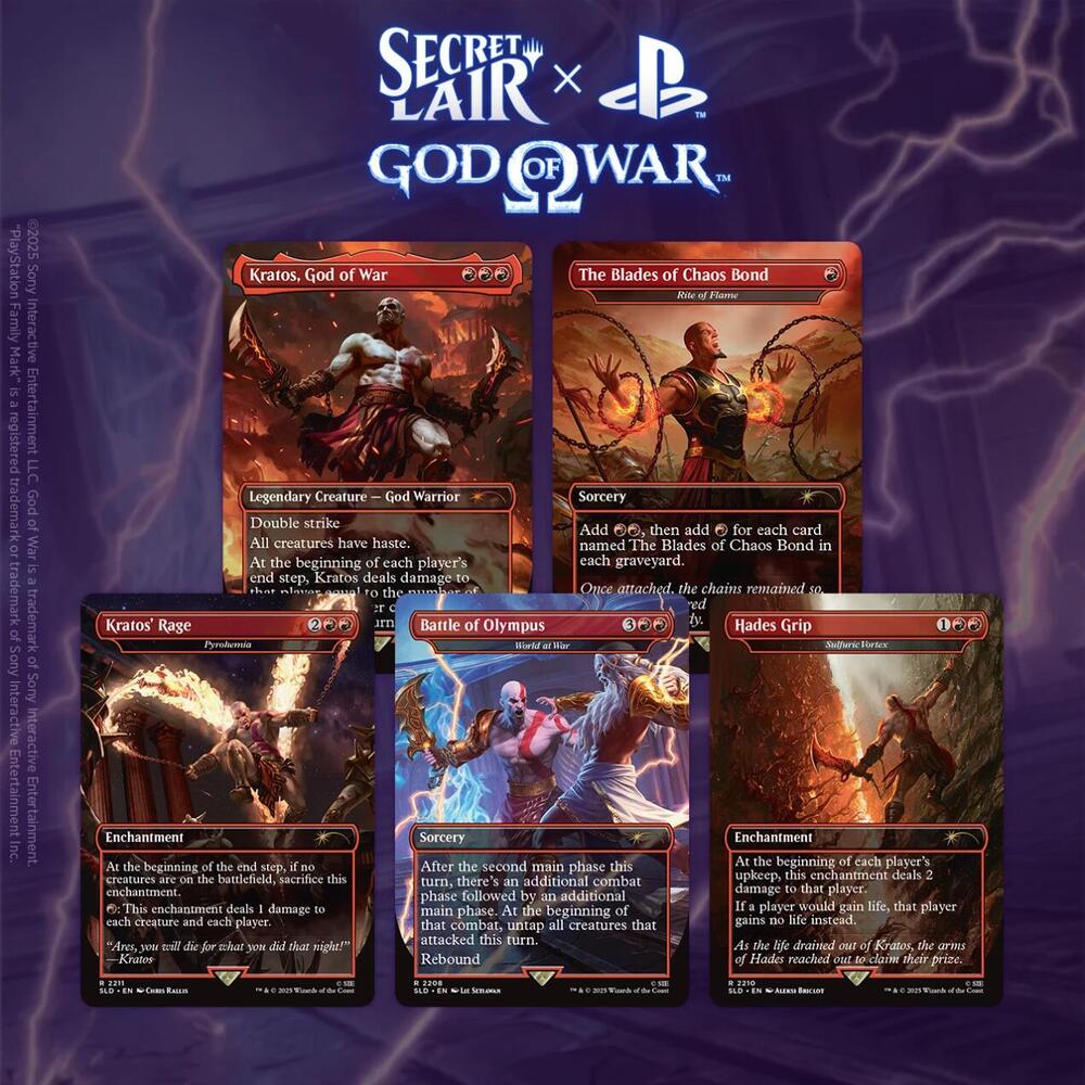 Secret Lair PlayStation Drops