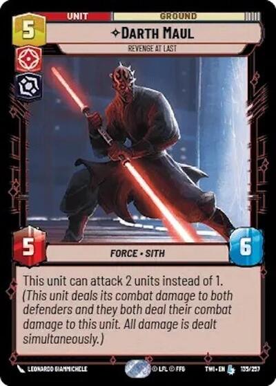 Darth Maul Revenge at Last (Twilight of the Republic) Near Mint