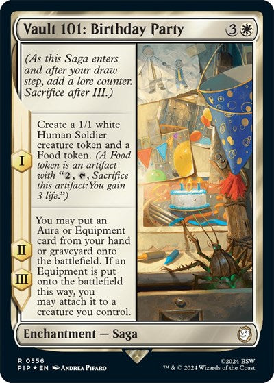 Vault 101: Birthday Party (Surge Foil) (Universes Beyond: Fallout) Light Play Foil