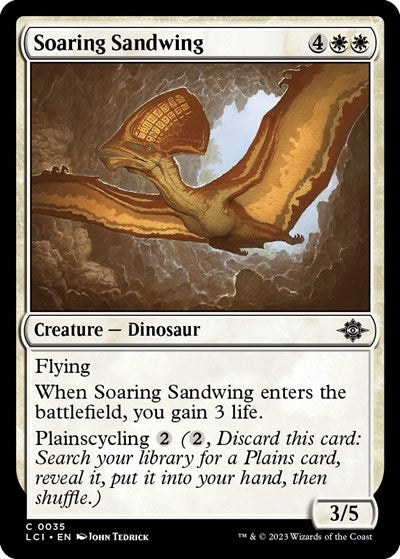 Soaring Sandwing (The Lost Caverns of Ixalan) Medium Play