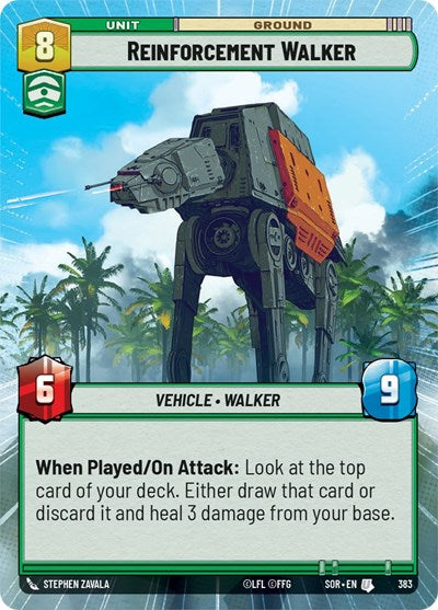 Reinforcement Walker (Hyperspace) (Spark of Rebellion) Near Mint