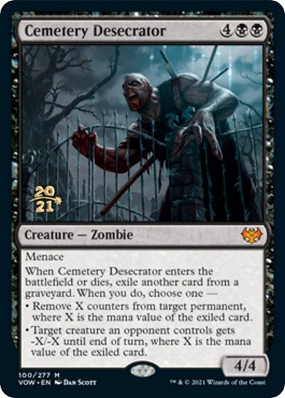 Cemetery Desecrator (Promos: Prerelease Cards) Light Play Foil
