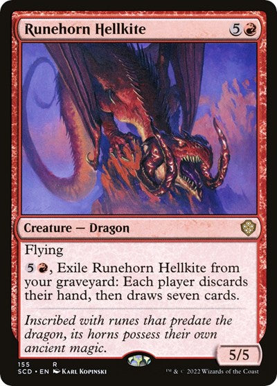 Runehorn Hellkite (Commander 2022 Starter Decks) Near Mint