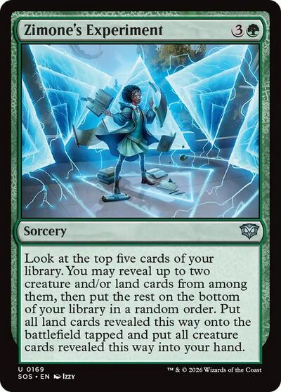 Zimone's Experiment (Secrets of Strixhaven) Near Mint Foil
