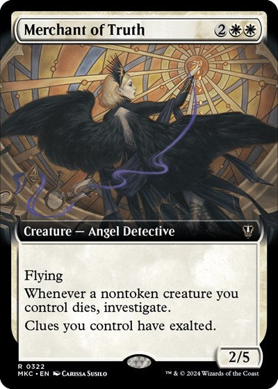 Merchant of Truth (Extended Art) (Commander: Murders at Karlov Manor) Light Play