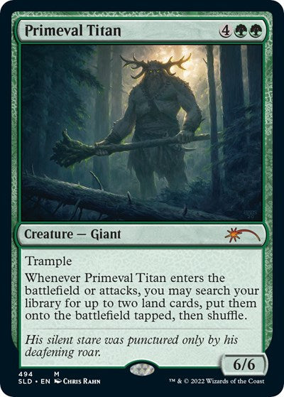 Primeval Titan (494) (Secret Lair) Light Play