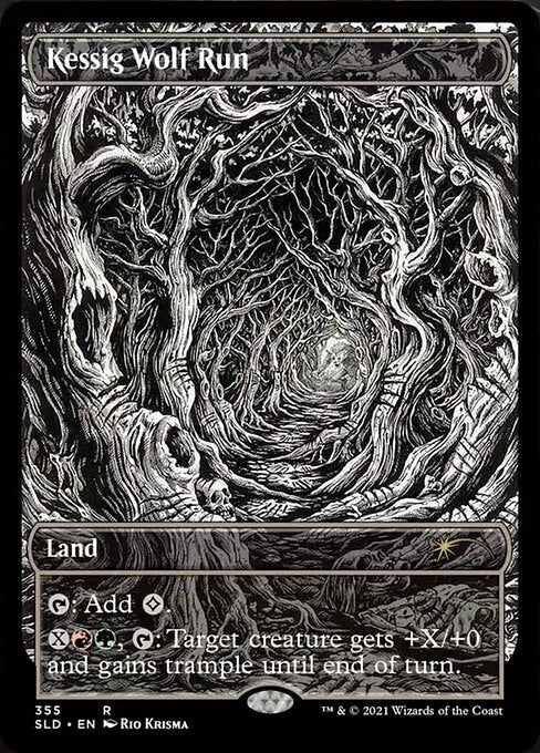 Kessig Wolf Run (Secret Lair) Light Play Foil