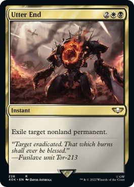 Utter End (Surge Foil) (Universes Beyond: Warhammer 40K) Light Play Foil