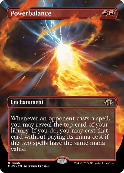 Powerbalance (Borderless) (Modern Horizons 3) Near Mint Foil