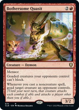 Bothersome Quasit (Commander Legends: Battle for Baldur's Gate) Heavy Play