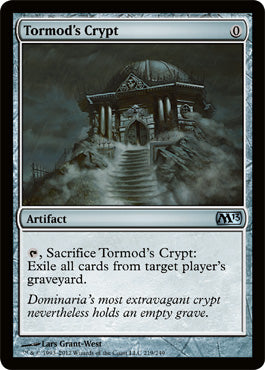 Tormod's Crypt (Magic 2013 Core Set) Medium Play Foil