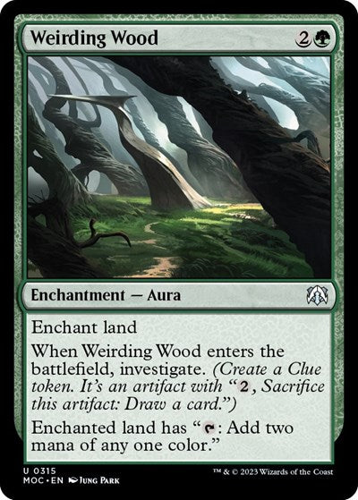 Weirding Wood (Commander: March of the Machine) Light Play