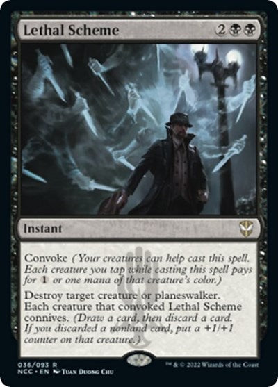 Lethal Scheme (Commander: Streets of New Capenna) Light Play