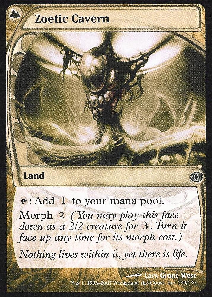 Zoetic Cavern (Futuresight) Light Play Foil