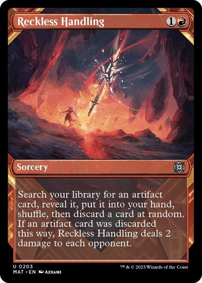 Reckless Handling (Halo Foil) (March of the Machine: The Aftermath) Near Mint Foil