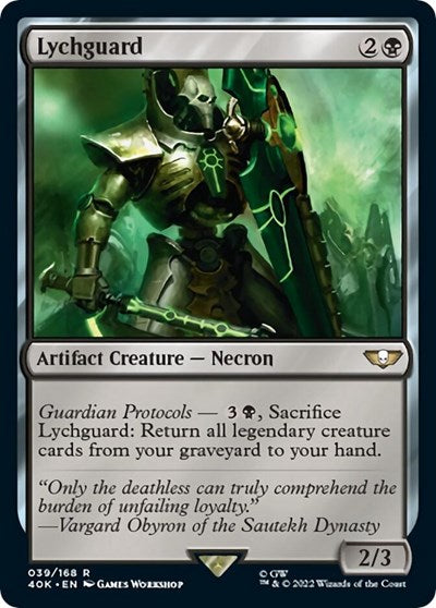 Lychguard (Surge Foil) (Universes Beyond: Warhammer 40K) Near Mint Foil