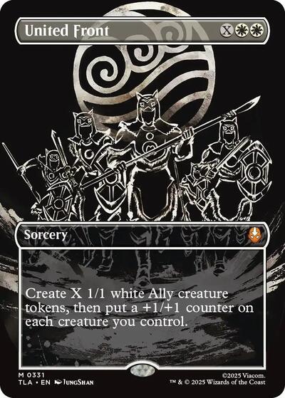 United Front (Borderless) (Avatar: The Last Airbender) Light Play