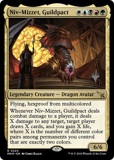 Niv-Mizzet, Guildpact (Promo Pack: Murders at Karlov Manor) Near Mint